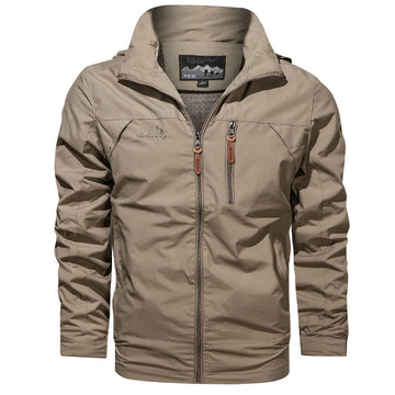 Men's Outdoor Waterproof And Windproof Hooded Jacket